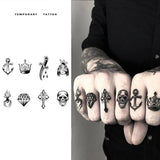 Knuckle Temporary Tattoos