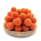 FIFTY 2cm Wool Felt Balls 100% Wool DIY Handmade Craft Supplies