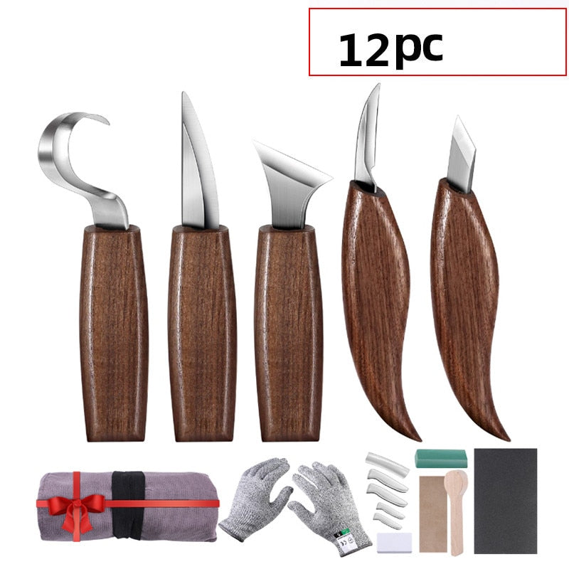 Wood Carving Tools Woodworking Hand Tool Sets DIY Woodcarving