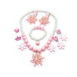 Mermaid Accessories Gloves Wand Crown Jewellery Set Wig Necklace Braid Cosplay Halloween Birthday Party