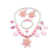 Mermaid Accessories Gloves Wand Crown Jewellery Set Wig Necklace Braid Cosplay Halloween Birthday Party