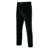 Plush Velvet Suit Two-piece Mens Party Suits Double Breasted Tuxedo Blazers & Pants