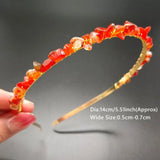 Raw Quartz Crystal Headbands