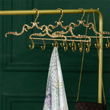 French Palace Style Solid Brass Clothes Hanger