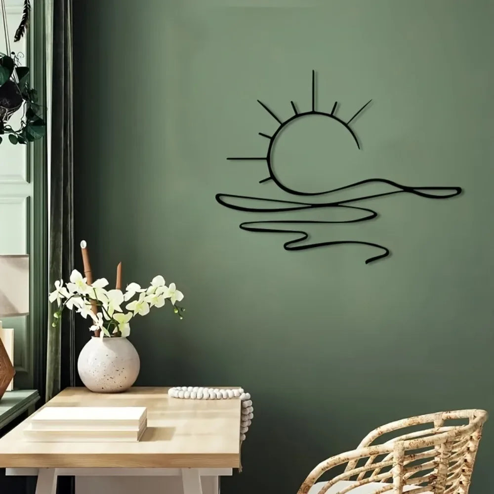 Sunrise Iron Wall Decor Metal Wall Art