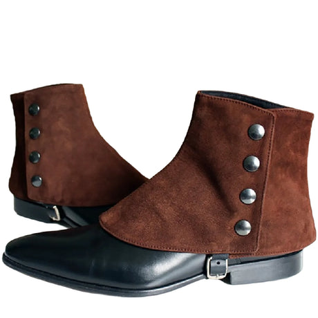 1920S Gangster Spats Boot Covers Costume Accessories