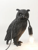 Owl Table Lamp Dark Academia Home Decor
