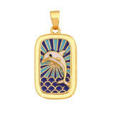 Enamel Heart Flower Dolphin Charm Pendants 18K Gold Plated DIY Bracelets Necklaces Jewellery Making Supplies