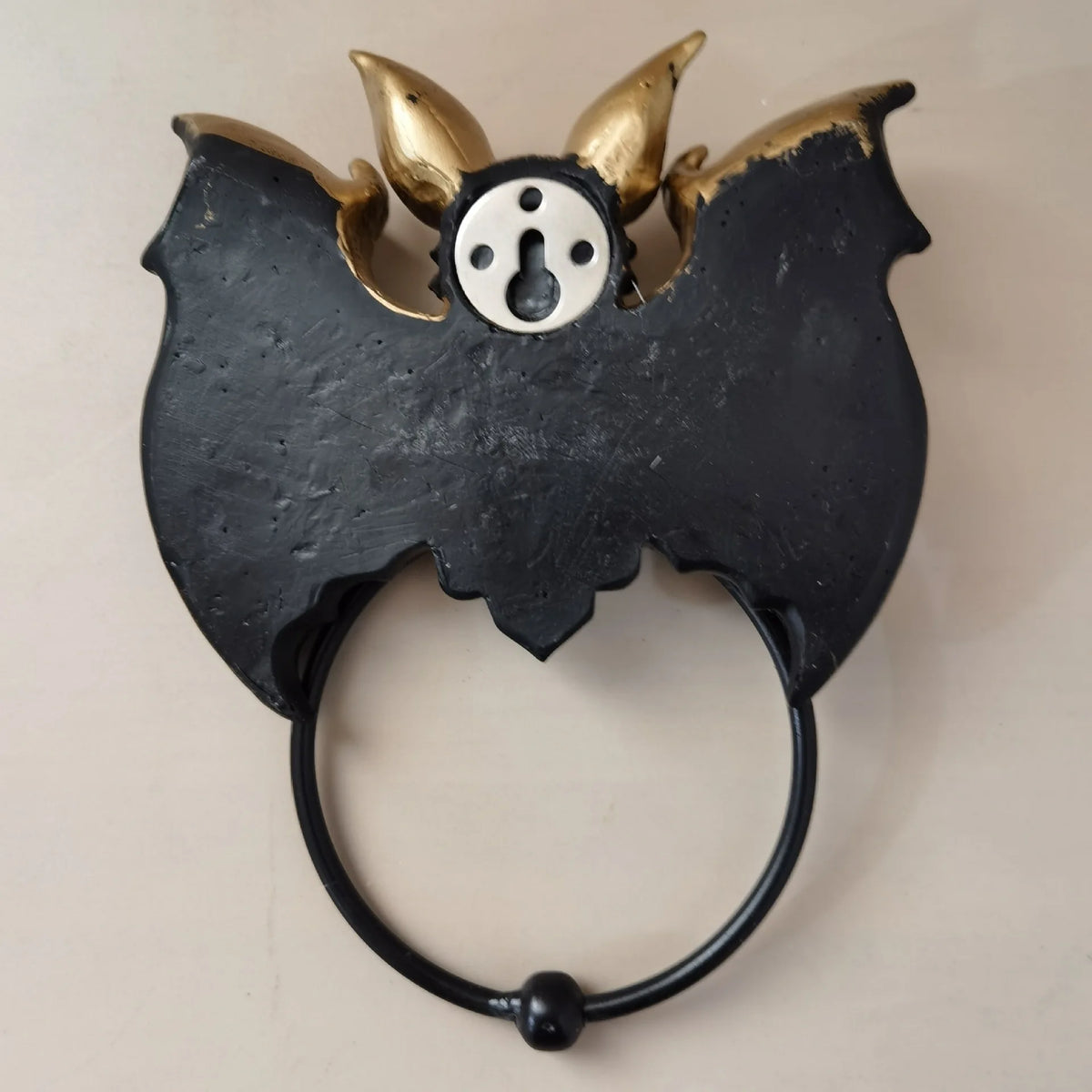 Halloween Bat Door Knocker Wall Decoration Resin Door Decor