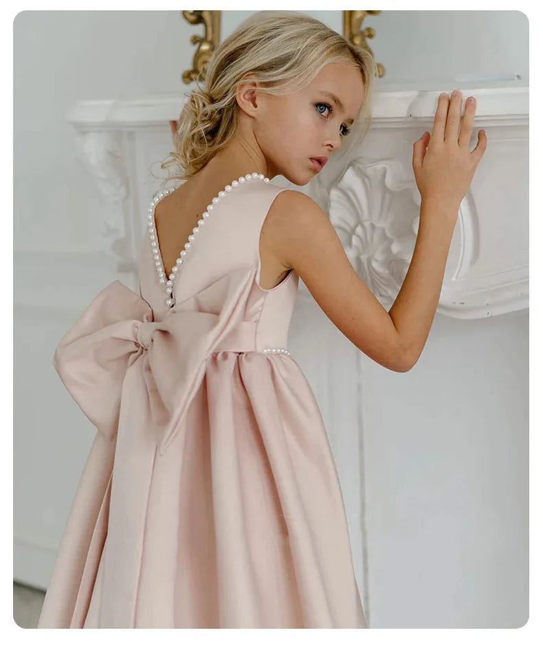Girls' Evening Dress Children's Birthday Special Occassion Formal Dress Long Gown