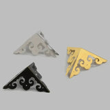 Sets of Four Antique Iron Corner Furniture Hardware