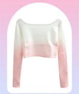 Girls Long Sleeve Ballet Dance Sweater Soft Warm Up Top Pullover