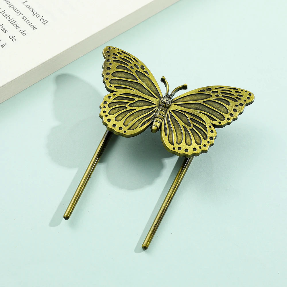Butterfly Dragonfly Book Clip Bronze Metal Bookmarks