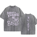Vintage Washed Midnight Margaritas Cotton T-Shirt Practical Magic Tee
