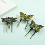 Butterfly Dragonfly Book Clip Bronze Metal Bookmarks