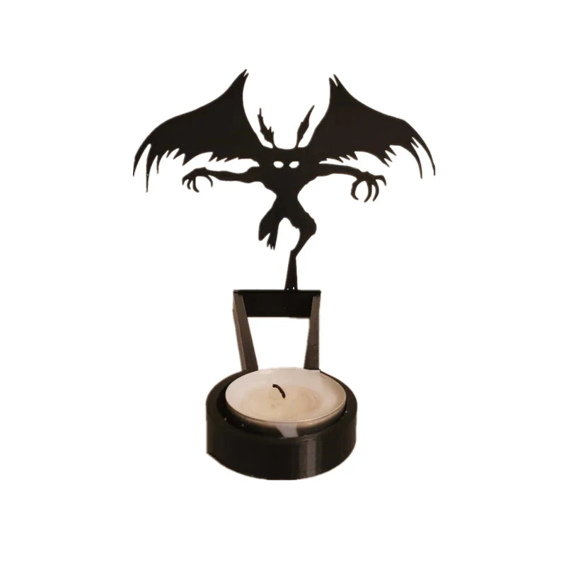 Krampusnacht Shadow Caster Candle Holder Shadow Projection Halloween Decoration