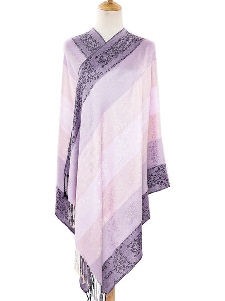 Rainbow Pashmina Scarfs Large Soft Warm Shawl Wrap