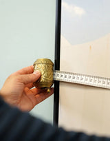 150cm Brass Floral Relief Hand-Cranked Tape Measure