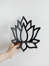 Lotus Crystal Corner Shelf Wooden Crystal Display Shelf