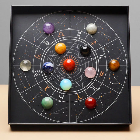 Natural Crystal Ball Constellation Healing Reiki Wicca Chakra Stones Sphere