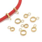 20pcs Stainless Steel Pendant Clip Connectors Bail Clasps For DIY Necklace Pendants Clip Pinch Findings Jewelry Making Supplies