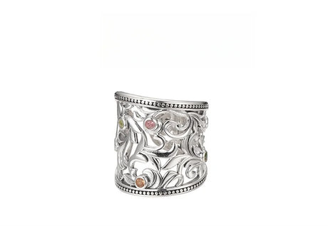 Eternal Garden S925 Sterling Silver Ring Tourmaline