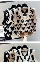 Love Heart Sweater Vest