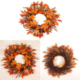 Halloween Wreath Door Decoration Autumn Fall Decor