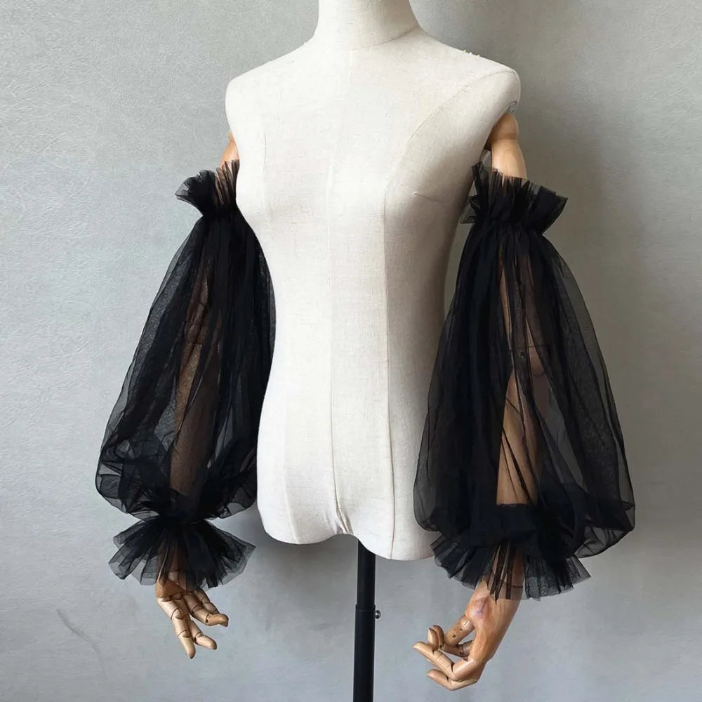 Puff Tulle Arm Sleeves