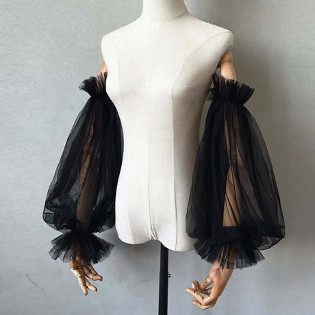 Puff Tulle Arm Sleeves