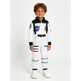 Kids Astronaut Costume Space Suit Halloween Cosplay Space Explorer Performance Book Week Costumes Children's Jumpsuit Spaceman Boys Girls