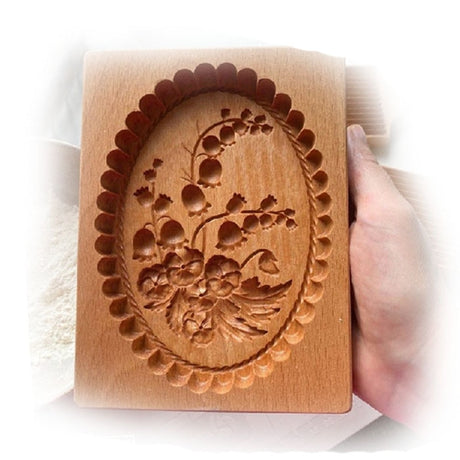 Wooden Shortbread Mould Cookie or Clay Embossing Moulds