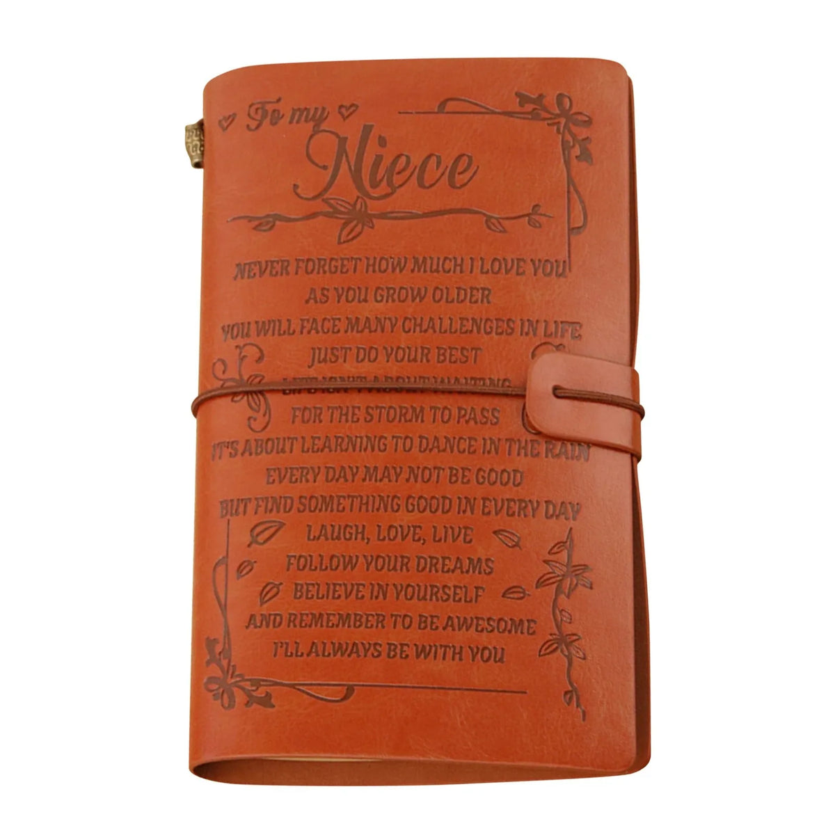 To My Son, Daughter, Grandson, Granddaughter, Wife, Sister, etc, Gift PU Leather  Journal Notebooks
