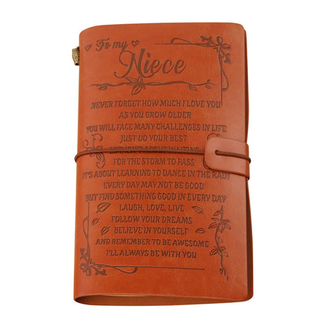 To My Son, Daughter, Grandson, Granddaughter, Wife, Sister, etc, Gift PU Leather  Journal Notebooks