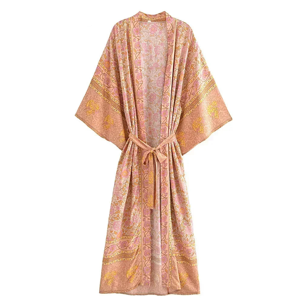 Penny Boho Long Kimono Duster