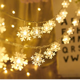 Snowflake Xmas Tree LED String Lights Christmas Decoration