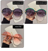 Shania's Round Sunglasses Oversized Vintage Shades