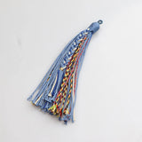 11cm Hand Twisted Cotton Thread Tibetan Style Tassel DIY Bookmark Crafts Jewellery Making Accessories Pendant DIY Car Decoration