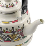 Enamel Tea Kettle 1.1L, 17L or 2.5L Stove Top Tea Pot No Whistling