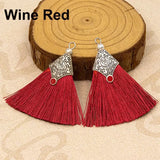 2/4/6Pcs Mini Craft Tassel Handmade Soft Silk Tassel for Earring Jewelry Making DIY Projects Keychain Bookmarks