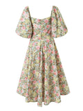 Hannah's Floral Spring Party Racing Dress