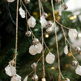 35-40cm Christmas Crystal Vine Pendants Glitter Beads String Handmade Xmas Tree Ornaments
