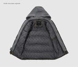 Woodsman Cotton Plaid Hooded Puffer Vest Jacket Thick Warm Winter Plaid Sleeveless Coat