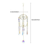 Garden Chandelier Outdoor Sun Catcher Crystal Prism Hanging Rainbow Maker