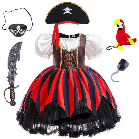 Pirate Captain Jack Sparrow Cosplay Costume Dress Up