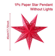 Paper Star Party Lantern Christmas Decorations