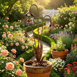 Rusty Iron Bluebell Garden Decorative Stake