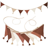 Children's Bunting 10 Triangle Flags with Tassles Party Decor Carnival Banner Garland 2.6M/8.5FT