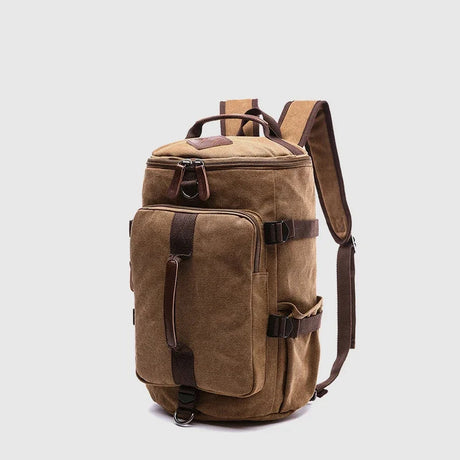 Woodsman Canvas Duffle Bags Travel Weekender Large Capacity Outdoor Backpack Luggage
