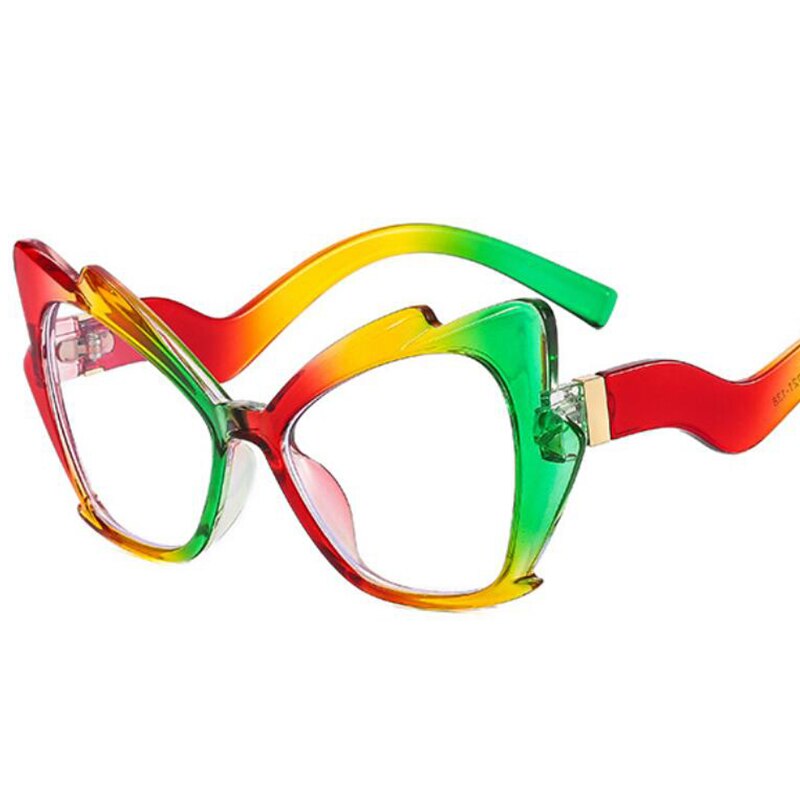 Blue Light Reading Glasses Butterfly Cat Eye Glasses Frame Clear Lens